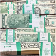 2017A Two Dollar Star Note Lot of 1 Note New York Star Note Total Print 3.392