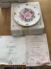 Royal Albert Camellia  Decorative Collectors Plate New In Box Certificate 