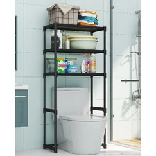 3 Tier Over The Toilet Storage Rack Shelves Bathroom Organizer Shelf Space Saver
