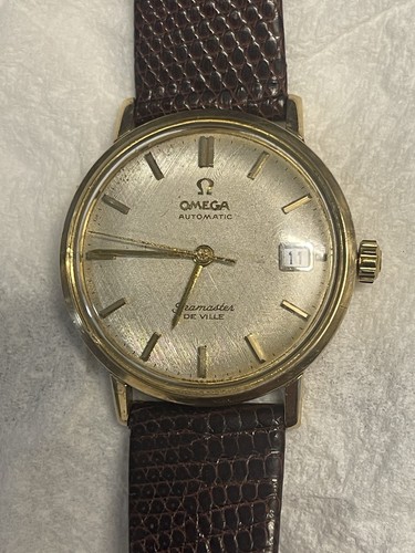 Omega Seamaster DeVille Cal.562 Automatic 9k (0,375) Solid Gold Date Vintage