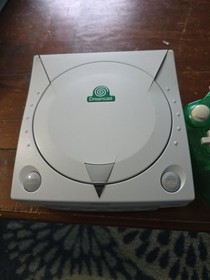 Sega Dreamcast Celtics Themed Green LED Battery MOD W/NBA 2k2 & Green VMU Cont.