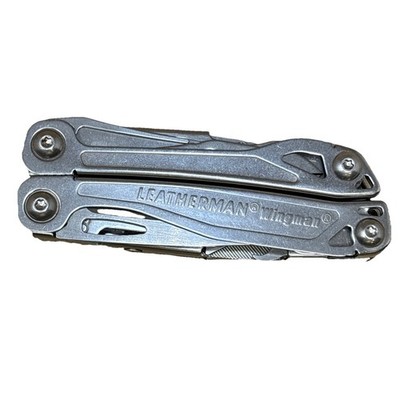 Leatherman Wingman multi-tool with pocket clip USA Company Logo Thinkbank.com