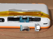 Nintendo 2DS XL Type2/hidden USB-C Replacement charge port w/ Jig Bezels DIY KIT