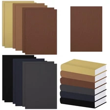 12 Pack 14x10 Inch Book Cloth Fabric Surface and Paper Backed Bookbinding Cloth
