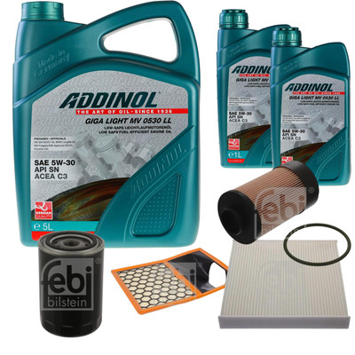 FEBI Inspektionspaket 7L ADDINOL GIGA LIGHT MV 0530 LL für Iveco Daily V