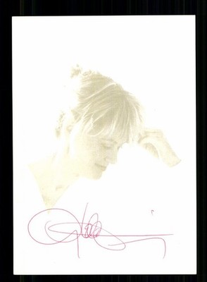 Gitte Henning Autograph Card Original Signed # BC 227905