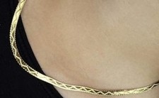 9ct Gold Herringbone Chain Hallmarked 16'' with gift box