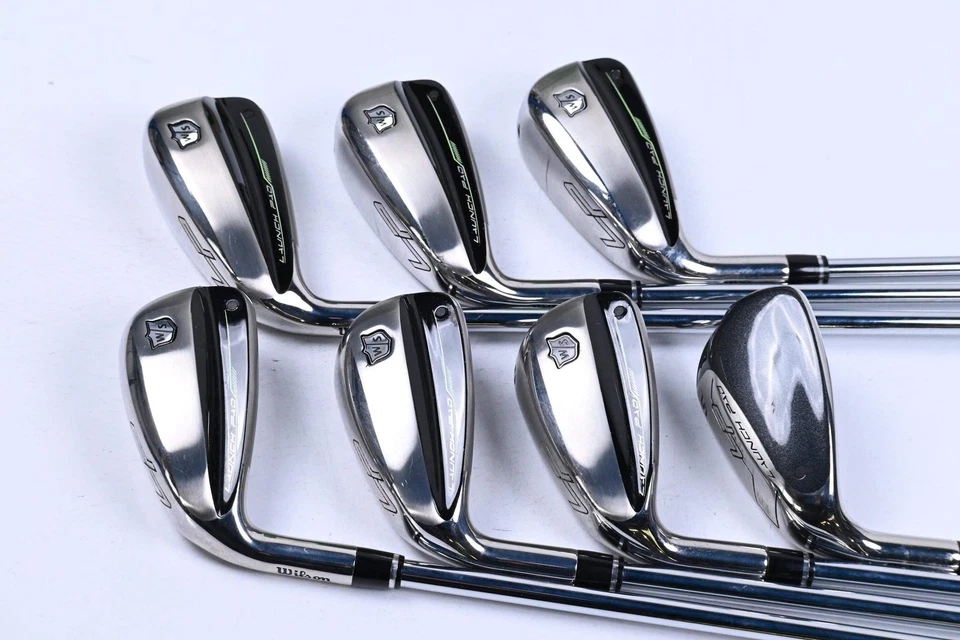Left Hand Wilson Launch Pad 2022 Irons / 5-PW+SW / Regular Flex KBS Ultralite - Image 2 of 4