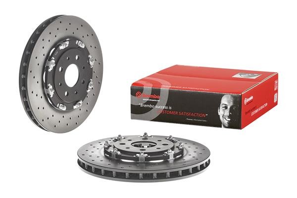 Disque De Frein Avant Brembo 08.A268.11 - Diamètre 260 Mm, épaisseur 12 Mm - Revêtement Anti-corrosion UV, Vis Incluses - 4