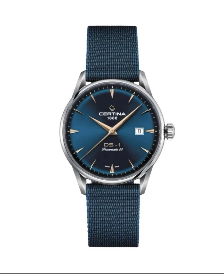 Certina DS-1 Powermatic 80 Blue Dial Automatic Swiss Made C029.807.11.041.02 - Image 2 of 4