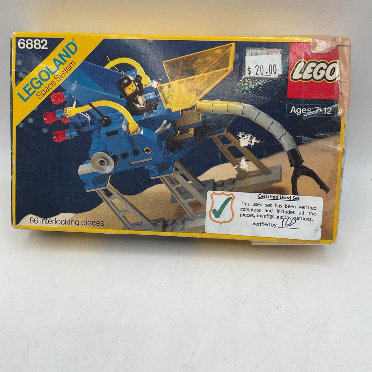 VTG LEGO Space: Walking Astro Grappler (6882) 100% Complete w/ Box