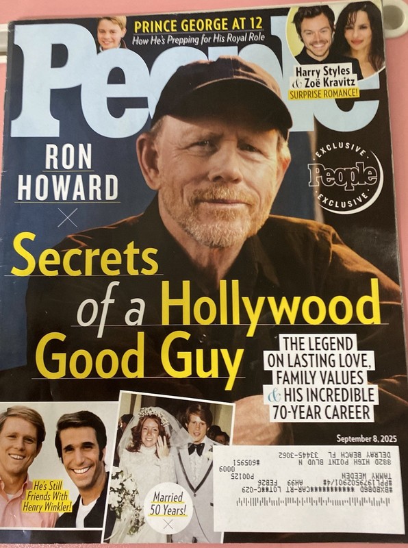 People RON HOWARD 9/8/25