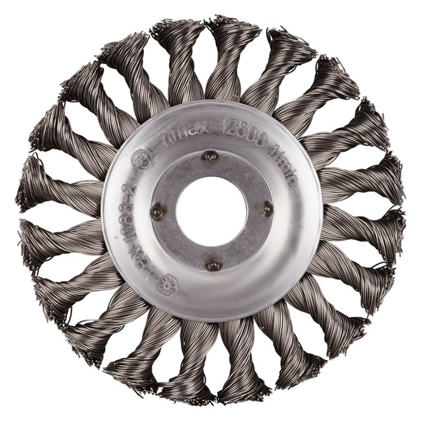 10 X Rhodius StahlbüRste DrahtbüRste RundbüRste Srbz Ø 125 Mm-image