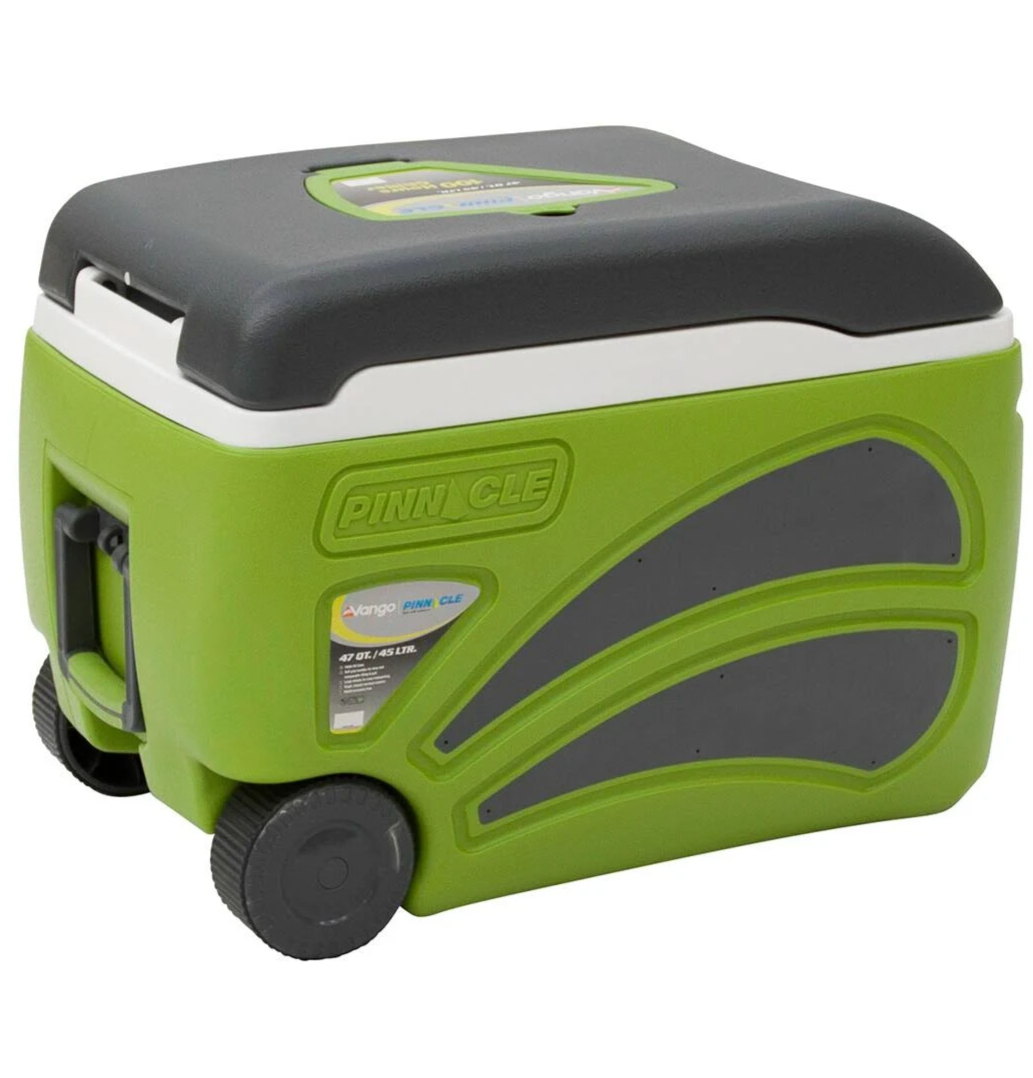 Vango Pinnacle Wheelie 45L Picnic Camping Food Drink Beer Cool Box on Wheels