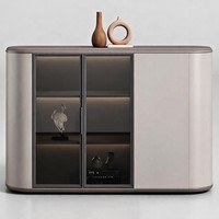 Moderner Sideboard Mit Eleganter Beleuchtung Und Stilvollem Design