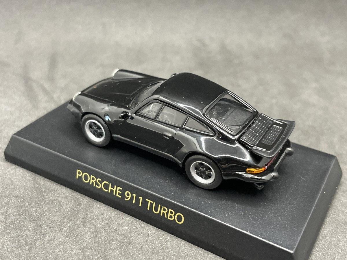 Kyosho 1/64 Porsche collection 911 Turbo 930 black diecast model