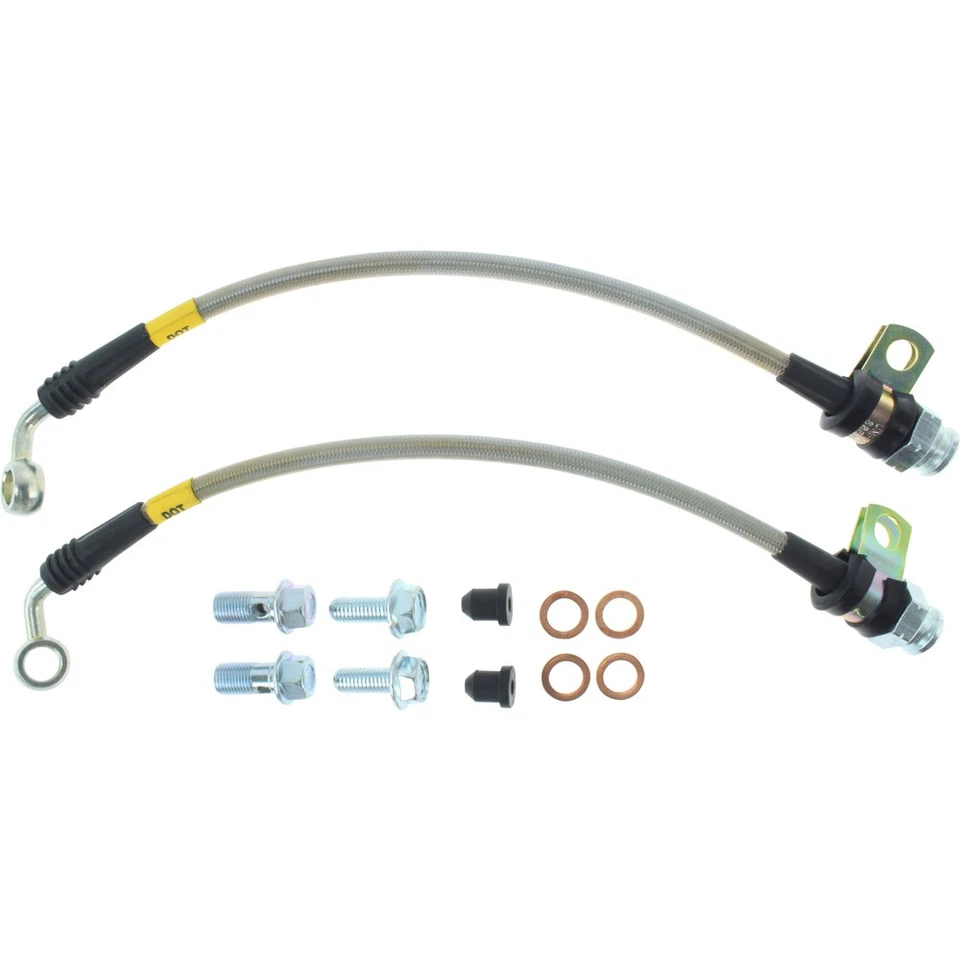 StopTech 950.42500 Rear Braided Brake Line Kit for 2003-2008 Infiniti FX35 FX45 - Image 2 of 2