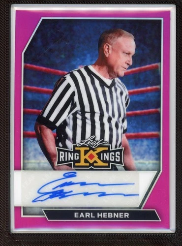 2026 Leaf Metal Earl Hebner Ring Kings Auto #5/6 (DE)