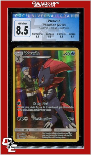 Weavile graded CGC 8.5 for sale on eBay