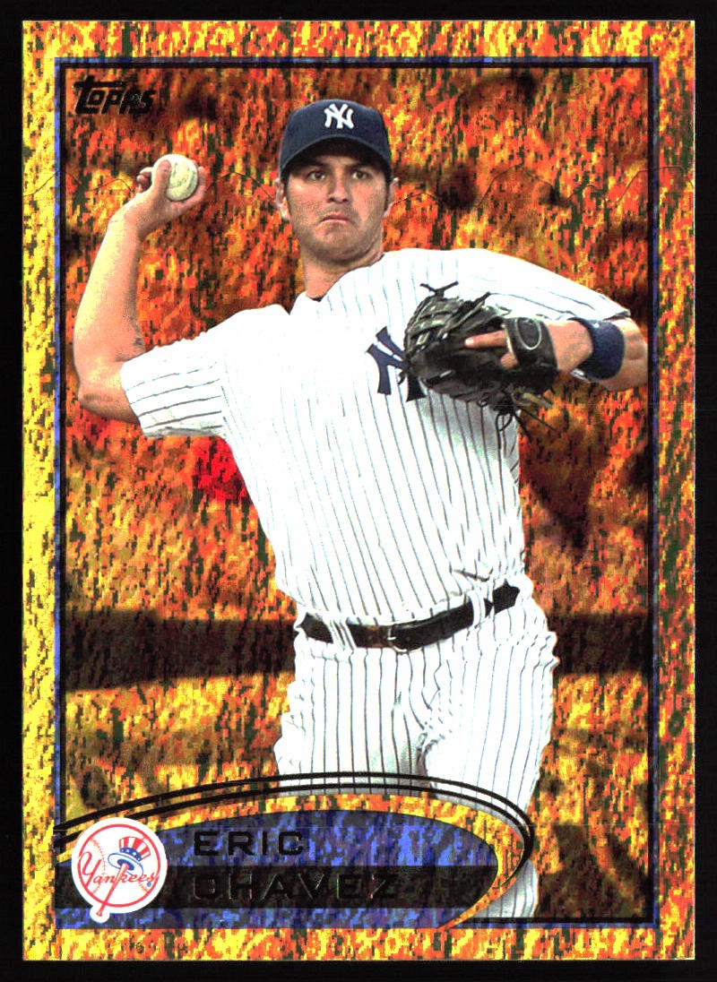 2012 Topps #618 Eric Chavez Gold Sparkle