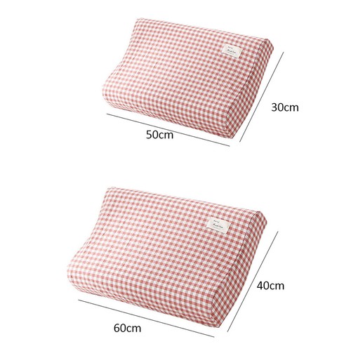 Federa cuscino federa in lattice contorno cotone rimbalzo memory foam copertura cuscino - Foto 2 di 22