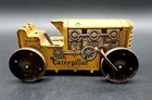Vintage 50s Marx Litho Tin Wind Up Toy Caterpillar Yellow For Parts/Restore