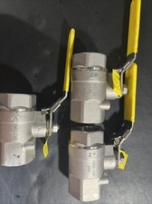 Apollo 76-106-27 1-1/4” Stainless Steel Ball Valves (3 Valves) 