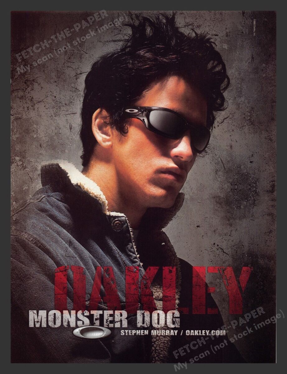 Oakley Monster Dog Sunglasses Stephen Murray 2000s Print Oakley Monster Dog Sunglasses Stephen Murray 2000s Print