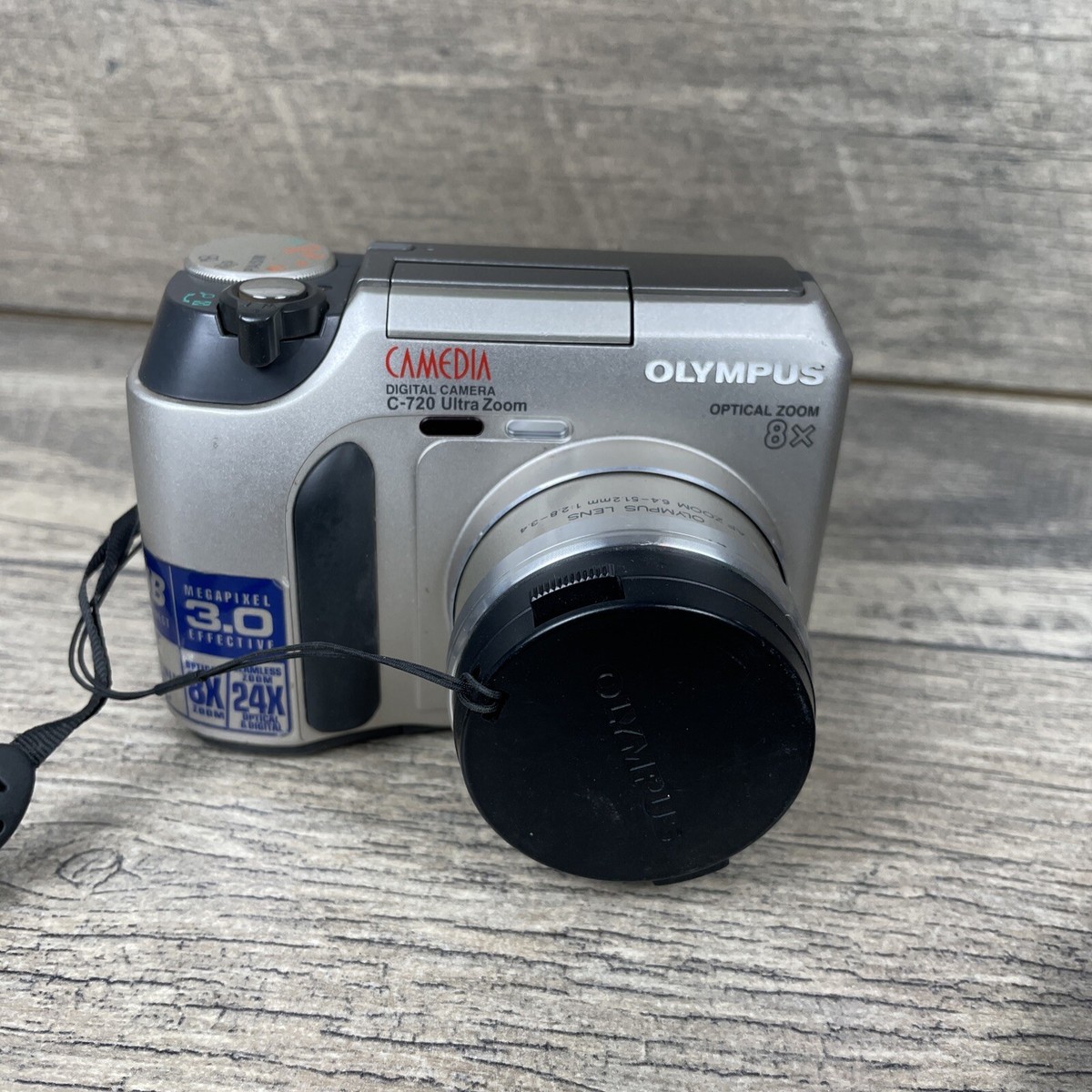 Olympus Camedia C-720 Ultra Zoom 8x 3MP Digital Camera Tested And