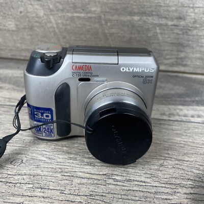 Olympus Camedia C-720 Ultra Zoom 8x 3MP Digital Camera Tested And