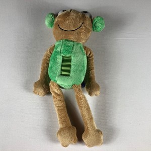 Glow-Plush-Frog-Green-Nightlight-Nursery-Baby-Kids-17-034-Stuffed-Beans-Animal-Toy