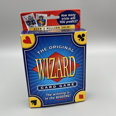 THE ORIGINAL WIZARD Card Game Complete THE ULTIMATE GAME OF TRUMP Fun NEW