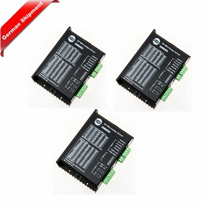 3PC Stepper Motor controller Drivers DM860 2.8A~7.8A 24~80VDC for Nema34/23
