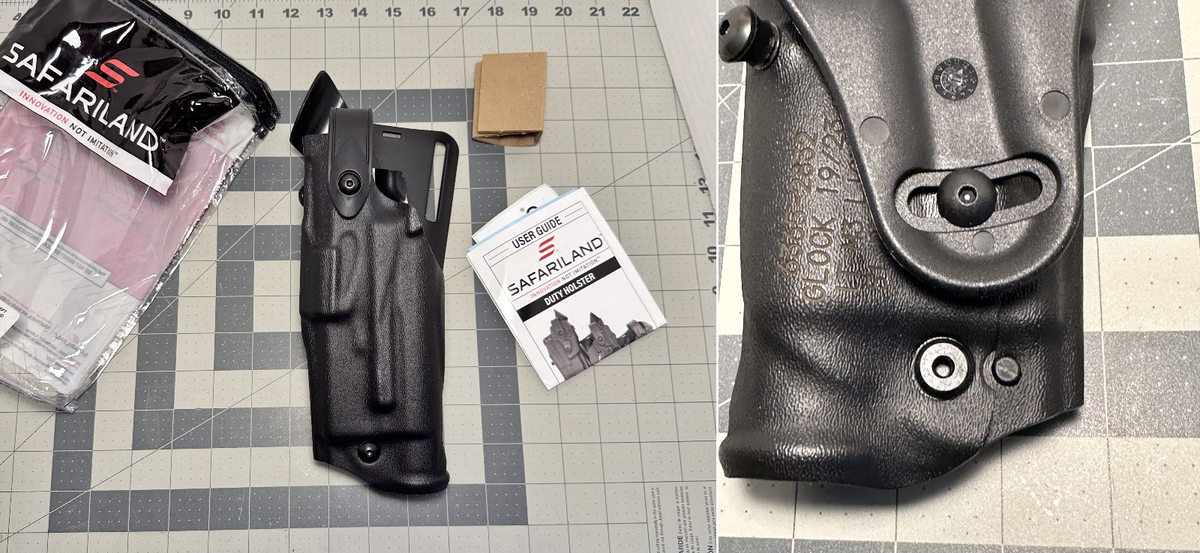 Safariland 6365 ALS/SLS Level-3 LH Duty Holster: GLOCK 19 23 +