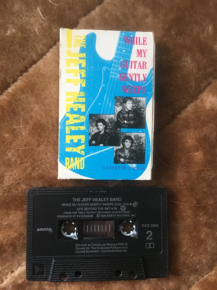 THE JEFF HEALEY BAND - While My Guitar Gently Weeps (1990, Arista) Cassette - Image 4 of 4