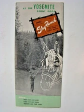 Sierra Sky Ranch Oakhurst CA Near Yosemite National Park Brochure & Rates 1966