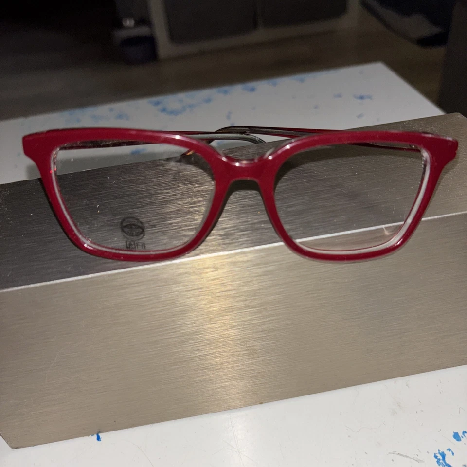 NUEVOS MARCOS DE GAFAS VERA WANG VA46 53/17/140 ROJO Foto 2 de 3