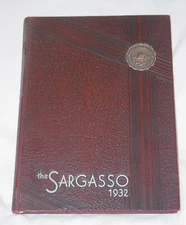 VINTAGE 1932 EARLHAM COLLEGE SARGASSO YEARBOOK