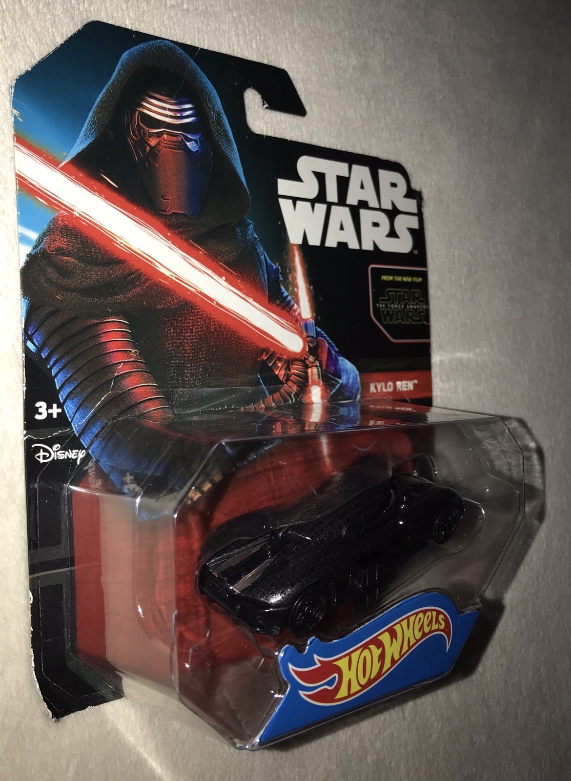 Star Wars Hot Wheels Kylo Ren 17 The Force Awakens Black car CGW50 eBay