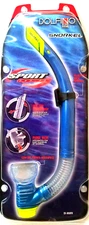 Dolfino Dive Gear Sport Composite Swim Snorkel Model CS-5650TG. NEW