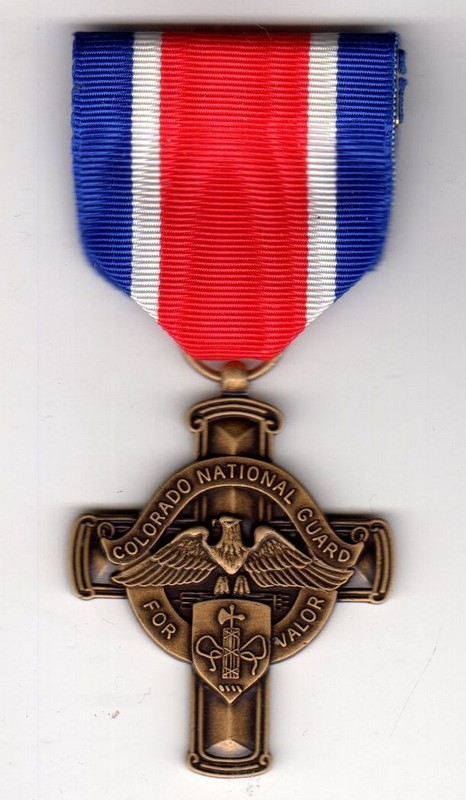 Colorado National Guard MERITORIOUS CONDUCT Distinguished Valor Cross Medal