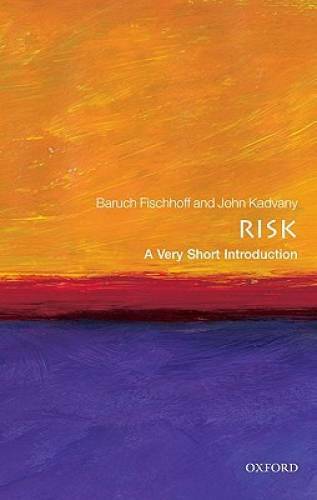 Risk: A Very Short Introduction - Paperback By Fischhoff, Baruch - GOOD