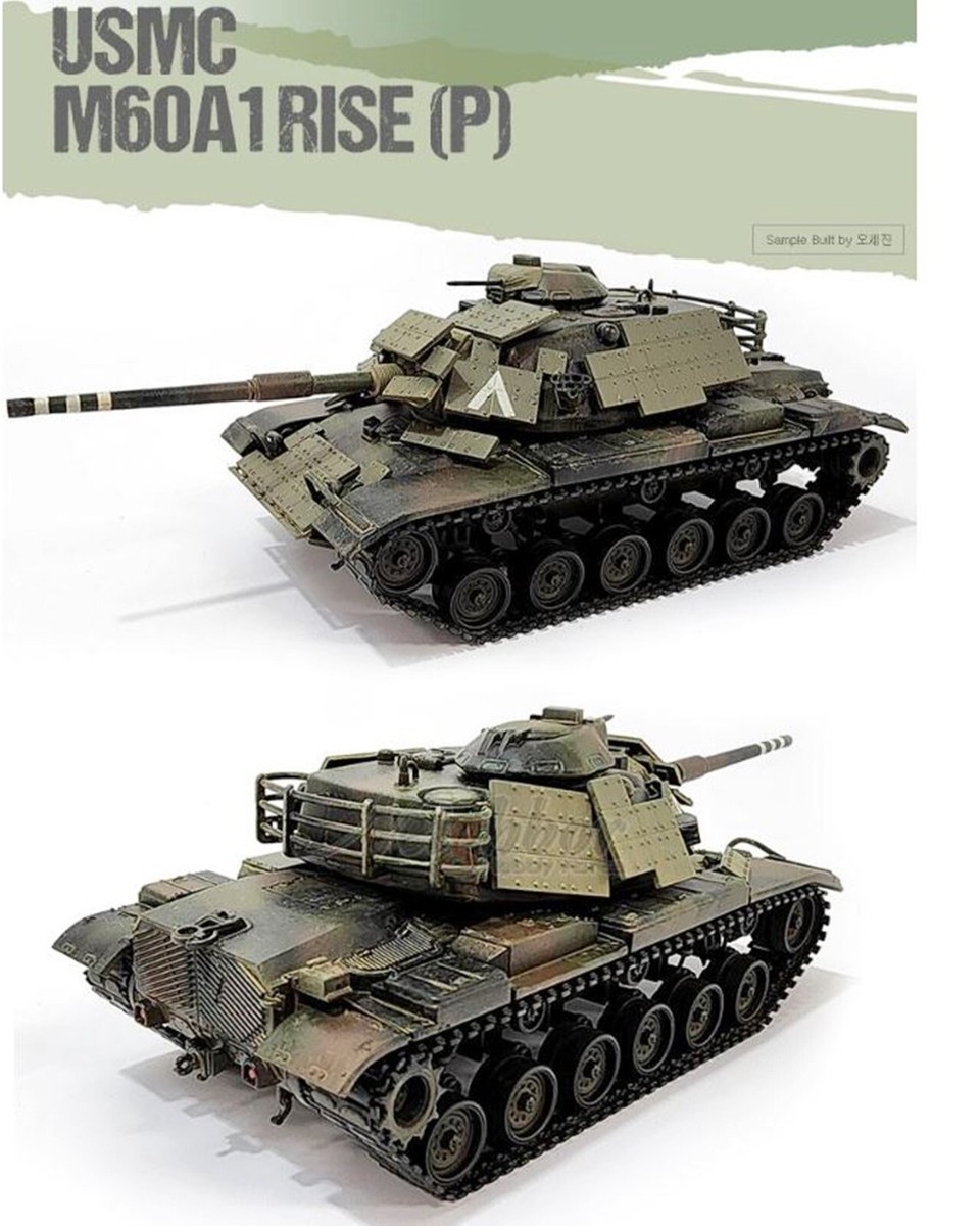 1/72 HM M60A1 USMC+ドラゴン M1A1HA USMC２台セット Academy 1/72 USMC M60A1 RISE (P) Tank Hobby Model Kit #13425