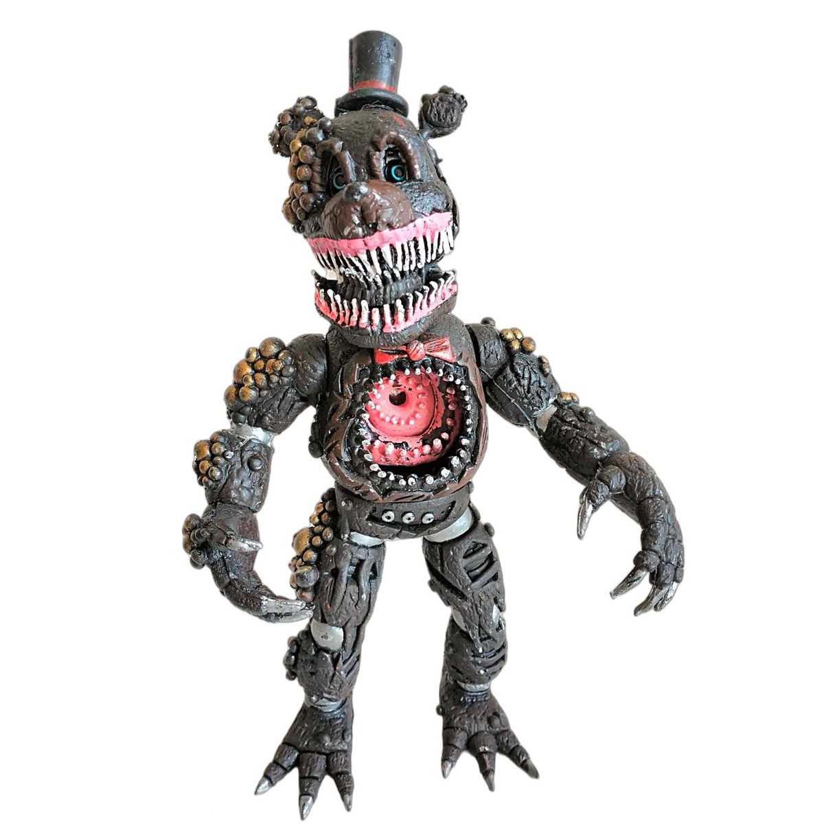 TWISTED FREDDY Fazbear Figure Animatronic Five Nights At Freddys MEXICAN  FNAF 9”