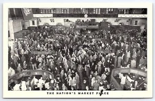 Vintage Postcard 1954 The Nation's Market Place New York Stock Exchange N.Y.