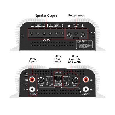 US SELLER] Taramps DS 440x4 2 Ohms Amplifier 440 Watts Rms 110x4