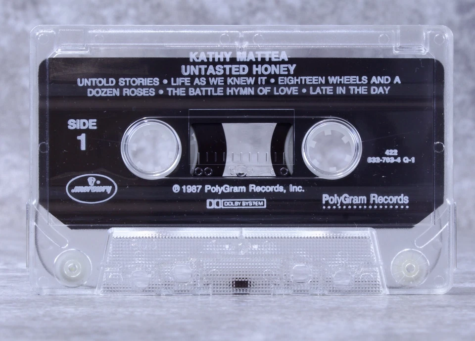Kathy Mattea Untasted Honey Cassette Tape Foto 3 de 4
