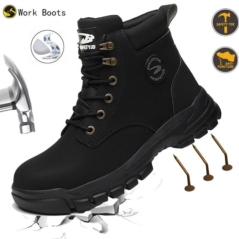 Men work life waterproof shoes steel toe safety shoes Indestructible sneakers