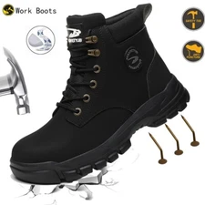 Men work life waterproof shoes steel toe safety shoes Indestructible sneakers