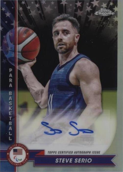 2024 Topps Chrome U.S. Olympic & Paralympic Team and Hopefuls - Steve Serio #AU-SS - 1 of 2